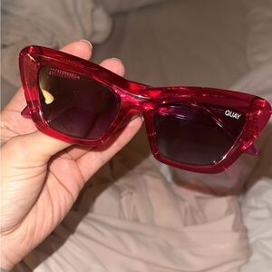 Pink quay cat eye sunglasses